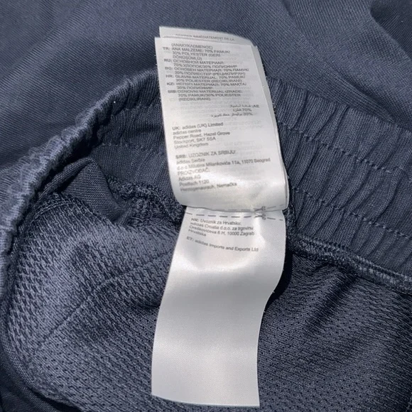 ADIDAS LIGHTWEIGHT AEROREADY GRAPHIC SHORTS RUNNING GYM SPORTS FITNESS MENS NAVY - Picture 8 of 15